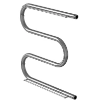 Водяной полотенцесушитель Mixline Simple M 60х60 556309 с полкой цвет Хром