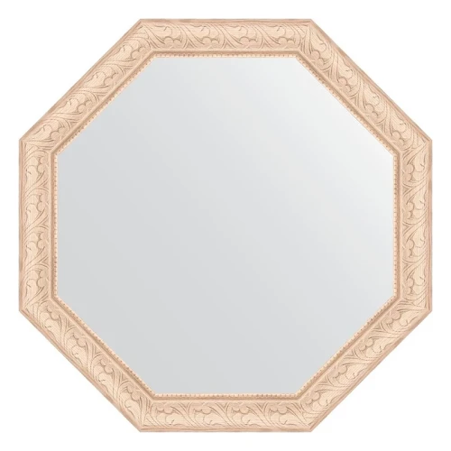 Зеркало Evoform Octagon 61х61 BY 3699 в багетной раме - Беленый дуб 57