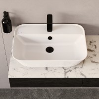 Смеситель для раковины Vitra Root Square A4273136EXP Черный матовый латунь