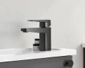 Смеситель для раковины Vitra Root Square A4273136EXP Черный матовый латунь