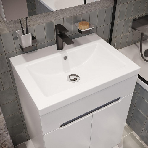 Тумба с раковиной DIWO Коломна 60 TR-704968 цвет Белый