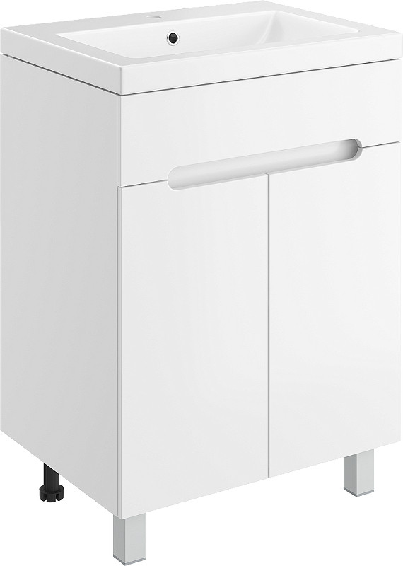 Тумба с раковиной DIWO Коломна 60 TR-704968 цвет Белый