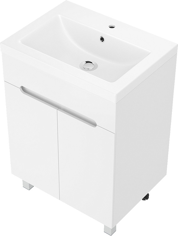 Тумба с раковиной DIWO Коломна 60 TR-704968 цвет Белый