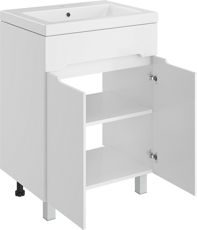 Тумба с раковиной DIWO Коломна 60 TR-704968 цвет Белый