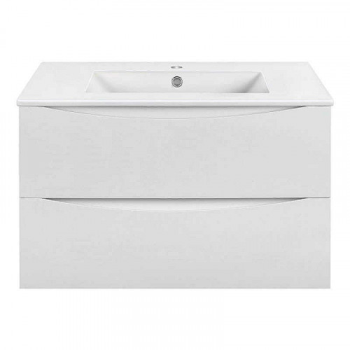 Тумба под раковину Vincea Mia 80 VMC-2MC800GW подвесная G.White МДФ / ЛДСП