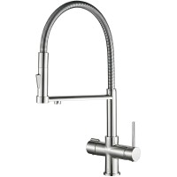Смеситель для кухни ZorG Steel Hammer SH 2002 SATIN