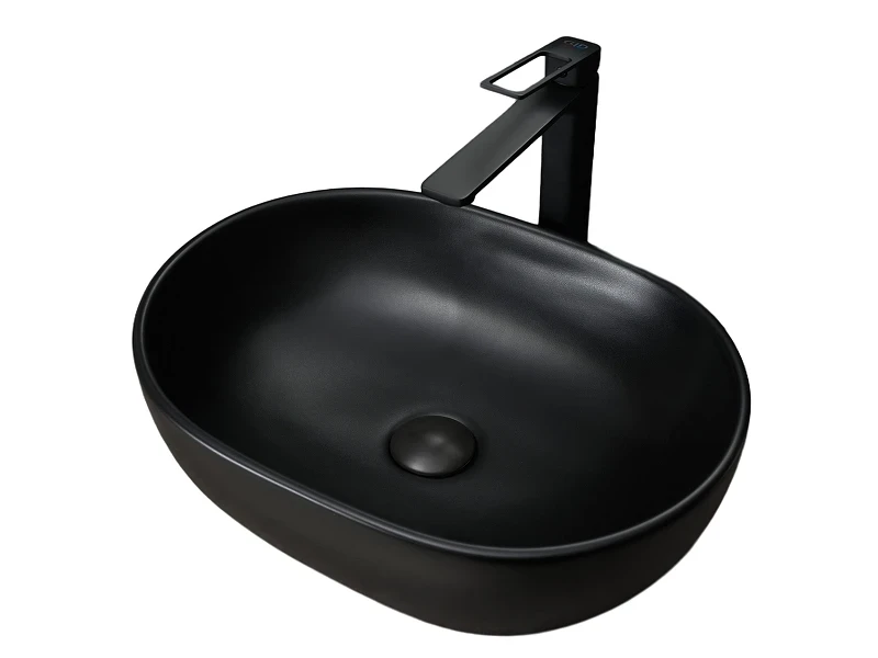 Раковина-чаша Gid Lago Bm9026b 48 53370 цвет Черный матовый