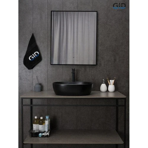 Раковина-чаша Gid Lago Bm9026b 48 53370 цвет Черный матовый