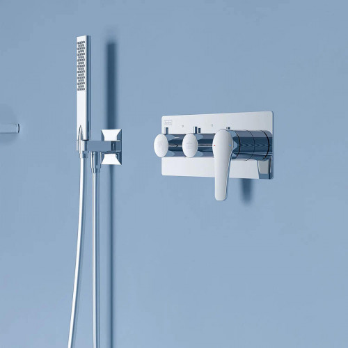 Душевая система Teska Euro X EX3760 Хром латунь встраиваемый