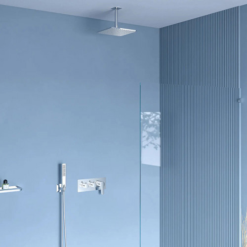 Душевая система Teska Euro X EX3760 Хром латунь встраиваемый