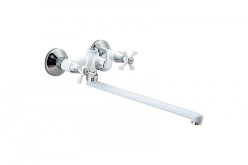 Смеситель для ванны Ekko E22332 универсальный цвет Хром Белый