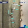 Душевая система Milardo Ideal Spa ILSSBTHM89 с термостатом Хром