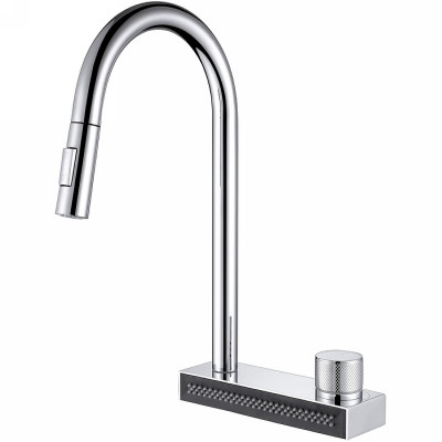 Смеситель для кухни Abber Wasser Kreis AF8114 Хром латунь
