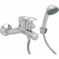 Смеситель для ванны Frap H28 F3028-B Хром силумин на стену