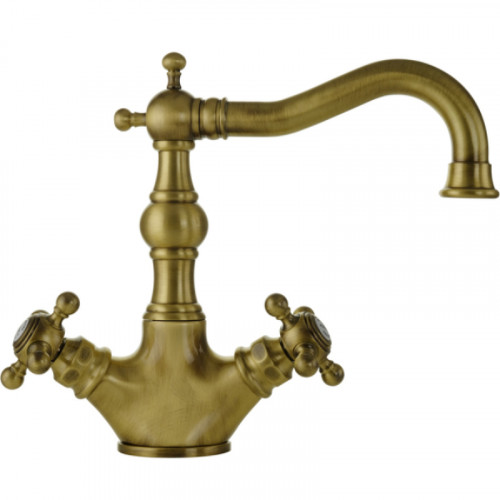 Смеситель для раковины Migliore Arcadia 18382 Бронза латунь