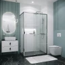 Душевой уголок Grossman Style 120х70 120.K33.05.1270.10.00 профиль Хром стекло прозрачное