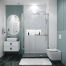Душевой уголок Grossman Style 120х70 120.K33.05.1270.10.00 профиль Хром стекло прозрачное