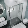 Душевой уголок Grossman Style 120х70 120.K33.05.1270.10.00 профиль Хром стекло прозрачное