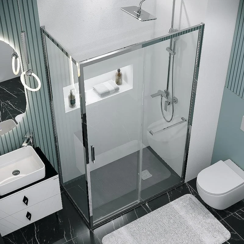 Душевой уголок Grossman Style 120х70 120.K33.05.1270.10.00 профиль Хром стекло прозрачное