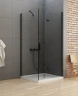Душевой уголок New Trendy New Soleo Black 70х120 R D-0237A/D-0149B профиль Черный стекло прозрачное