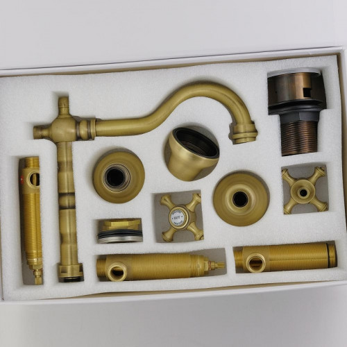 Смеситель для раковины Migliore Prestige 31618 цвет Бронза