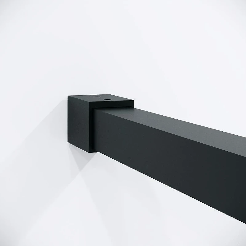 Душевая перегородка Niagara Nova 120 NG-481-12FBLACK профиль цвет Черный матовый стекло комбинированное