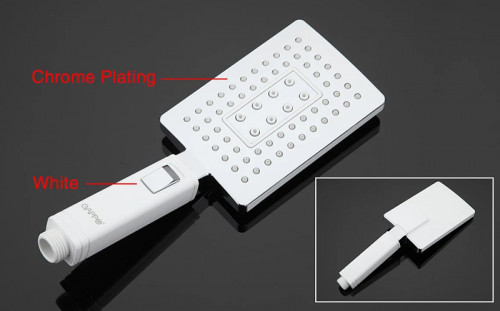 Смеситель для ванны Gappo G07 G3007-8 Белый Хром латунь на пол