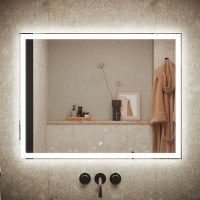 Зеркало Sancos City 90 CI900 с подсветкой с сенсорным выключателем стекло