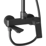 Душевая система Grossman Galaxy 500.K35.01.210 Черная матовая латунь на стену