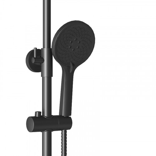Душевая система Grossman Galaxy 500.K35.01.210 Черная матовая латунь на стену