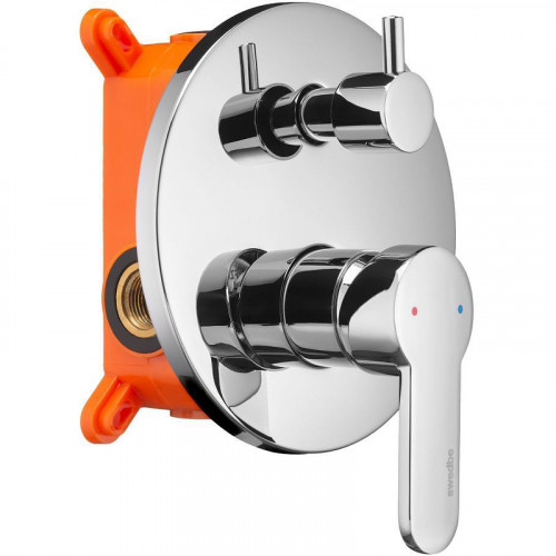 Смеситель для душа Swedbe Platta 5518 Хром латунь встраиваемый