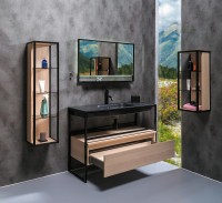 Тумба Boheme Armadi Art Loft 120 894-120-L подвесная Light Wood МДФ / ЛДСП