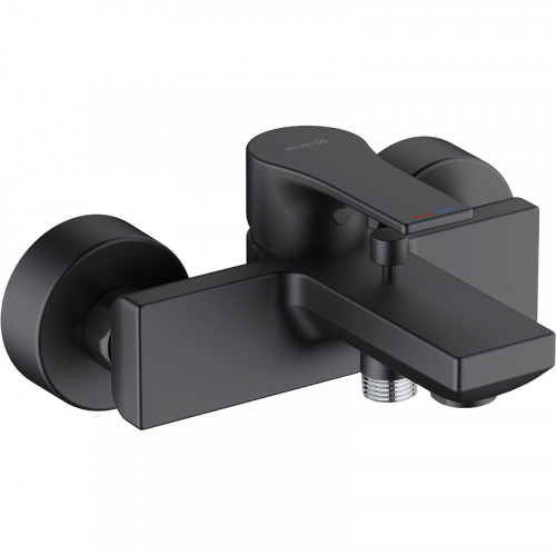 Смеситель для ванны Kludi Zenta SL 486703965 Черный матовый латунь на стену