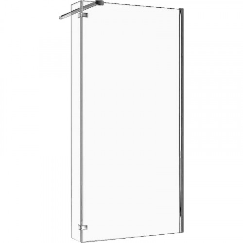 Душевая перегородка WeltWasser WW400 80G+30G 10000002946 профиль Хром стекло прозрачное