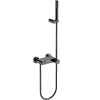 Смеситель для ванны Boheme Stick 123-SGM.3 Оружейная сталь глянцевая