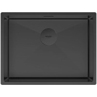 Кухонная мойка Paulmark Next 58 Uni PM215844-MBN Черная матовая нержавеющая сталь встраиваемый
