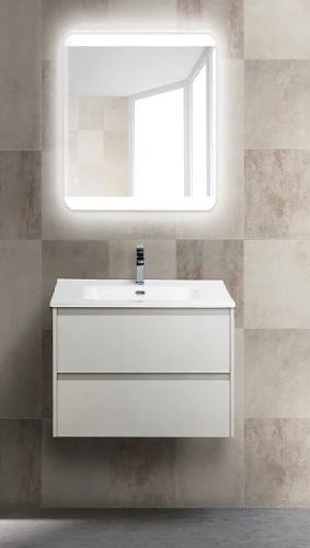 Тумба под раковину BelBagno Kraft 60 KRAFT-600-2C-SO-BO подвесная Bianco Opaco МДФ / ЛДСП