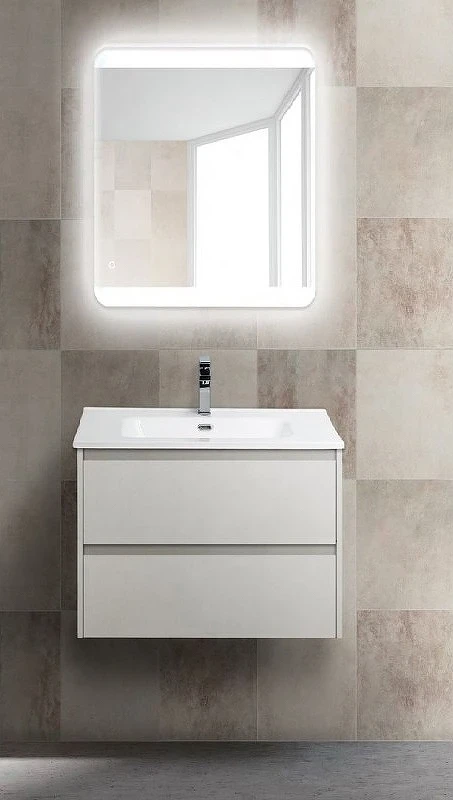 Тумба под раковину BelBagno Kraft 60 KRAFT-600-2C-SO-BO подвесная Bianco Opaco МДФ / ЛДСП