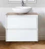 Тумба под раковину BelBagno Kraft 60 KRAFT-600-2C-SO-BO подвесная Bianco Opaco МДФ / ЛДСП