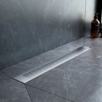 Душевой лоток AM.PM PrimeFlow 60 W02SC-P11-060-01SB с решеткой Хром матовый Cut Gradient