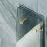 Шторка для ванны Maybah Glass MGV-584-3 980х1400 складная 4 секции Золото стекло прозрачное