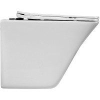 Унитаз BelBagno Marmi BB052CHR/BB132SC подвесной с сиденьем Микролифт фаянс подвесной