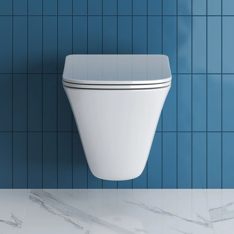 Унитаз BelBagno Marmi BB052CHR/BB132SC подвесной с сиденьем Микролифт фаянс подвесной
