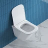 Унитаз BelBagno Marmi BB052CHR/BB132SC подвесной с сиденьем Микролифт фаянс подвесной