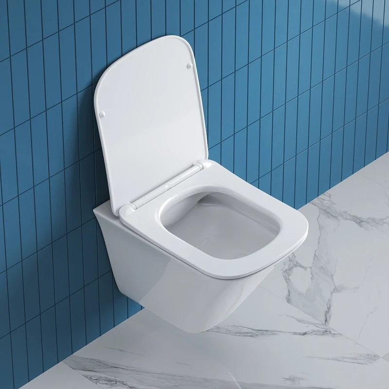 Унитаз BelBagno Marmi BB052CHR/BB132SC подвесной с сиденьем Микролифт фаянс подвесной