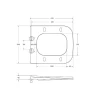 Унитаз BelBagno Marmi BB052CHR/BB132SC подвесной с сиденьем Микролифт фаянс подвесной