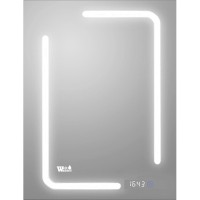Зеркало WeltWasser Marc 60x80 с подсветкой 10000000965 Хром стекло