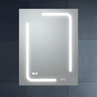Зеркало WeltWasser Marc 60x80 с подсветкой 10000000965 Хром стекло