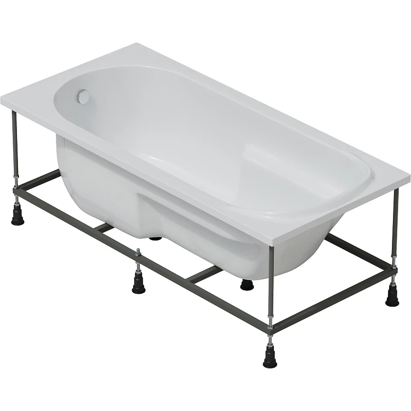 Акриловая ванна Corpa Nera Santi 170x75 CN05022WH без гидромассажа