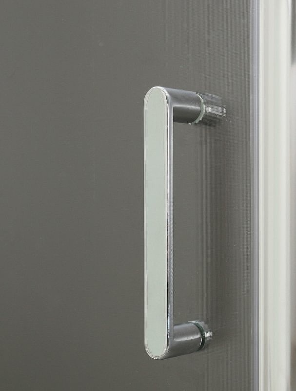 Душевой уголок BelBagno Unique 115х90 UNIQUE-AH-2-100/115-75/90-P-Cr профиль Хром стекло рифленое